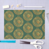Golden Targaryen Wappen Seidenpapier (Handwerk)