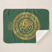 Golden Targaryen Wappen Sherpadecke (Vorderseite (Horizontal))