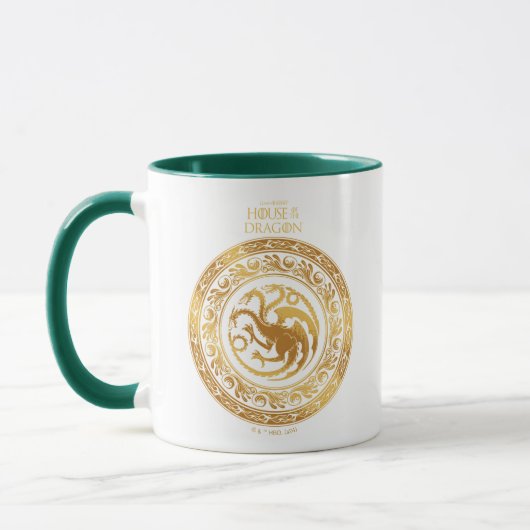 Golden Targaryen Wappen Tasse (Links)