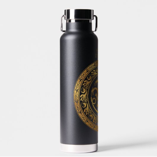 Golden Targaryen Wappen Trinkflasche (Vorne)