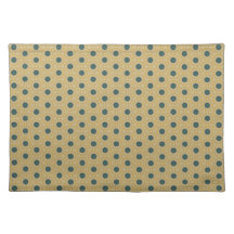Golden Teal Medallion Tile Pattern