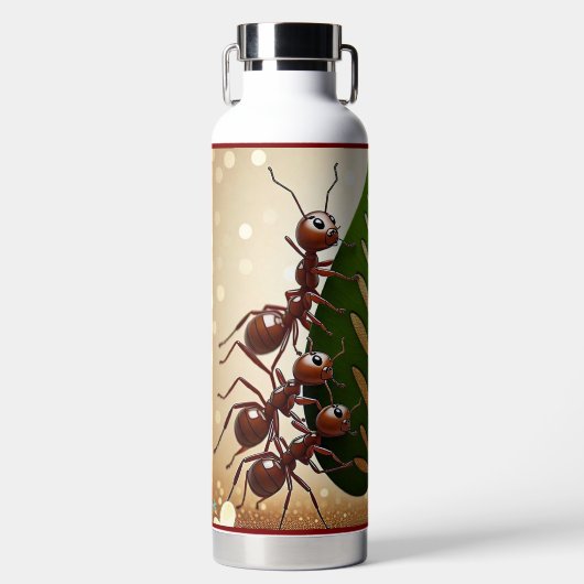 "Golden Teamwork" Trinkflasche (Vorderseite)