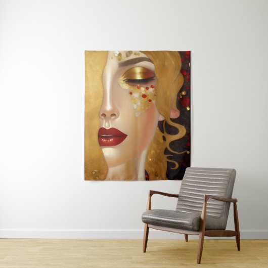 Golden Tears (Freya's Heartache) Reihe 2 Wandteppich (Beispiel)