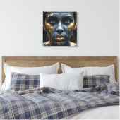 Golden Tears Leinwanddruck (Insitu (Schlafzimmer))