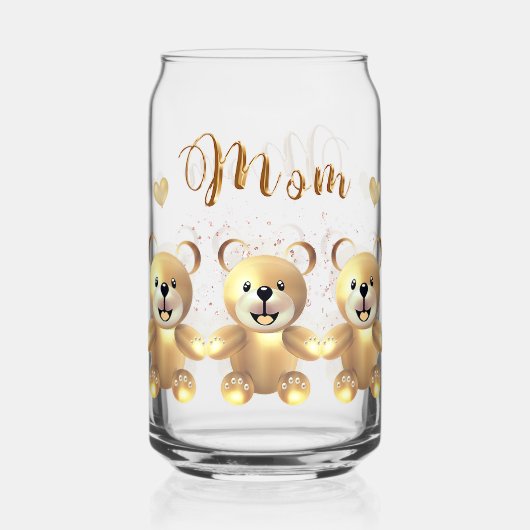 Golden Teddy Bär Dosenglas (Rückseite)