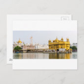 Golden Tempel Postkarte (Vorne/Hinten)