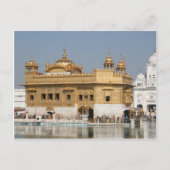 Golden Temple Harmandir Sahib Amritsar Nordindien Postkarte (Vorderseite)