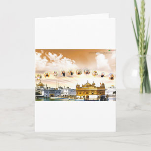 GOLDEN TEMPLE WITH THE SIKH GURUS KARTE