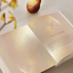 Golden Texture Elegante Hochzeit Einladung