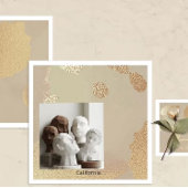 Golden Texture Elegante Hochzeit Einladung