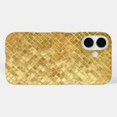 Golden Textured Tile Case-Mate iPhone Hülle (Rückseite (Horizontal))