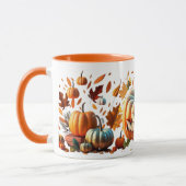 Golden Thanksgiving Pumpkin Tasse (Links)