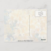 Golden Throated Yellow Azaleas Blume Postkarte (Rückseite)