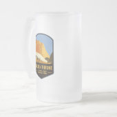 Golden Throne Hauptstadt Riff Nationalpark Mattglas Bierglas (Vorderseite Links)