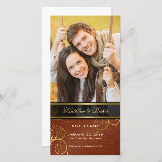 Golden Ticino Ristorante da Valentino Ristorante d Save The Date (Vorne/Hinten)