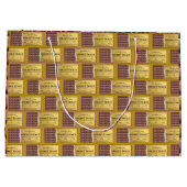 Golden Ticket Chocolate Bar Große Geschenktüte (Rückseite)