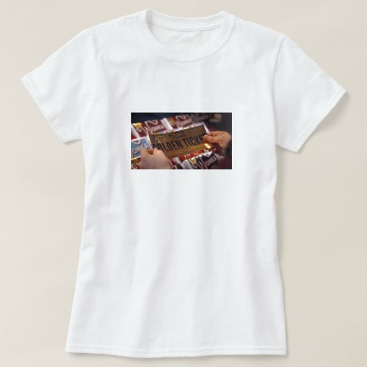 GOLDEN TICKET WONKA CHOCOLATE 1971 T-Shirt (Design vorne)