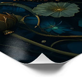 Golden Tides: Mermaid Symphony Poster (Ecke)