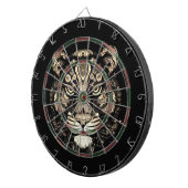 Golden Tiger Head Dartscheibe (Vorderseite rechts)