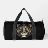 Golden Tiger Head Duffle Bag (Rückseite)