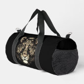 Golden Tiger Head Duffle Bag (Rechte Ecke)