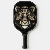 Golden Tiger Head Pickleball Schläger (Rückseite)