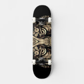 Golden Tiger Head Skateboard (Vorderseite)