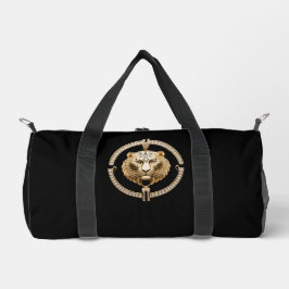 Golden Tiger Watch Duffle Bag