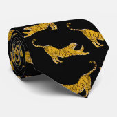 Golden Tigers Krawatte (Gerollt)