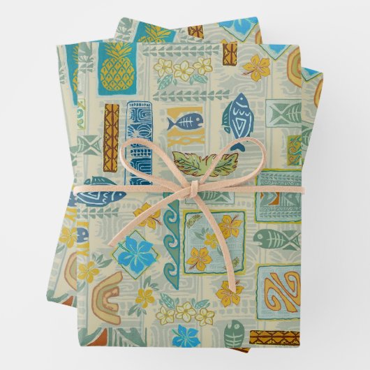 Golden Tiki Tropix Geschenkpapier Set (Beispiel)