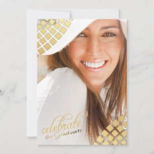 Golden Tiles Foto Einladung