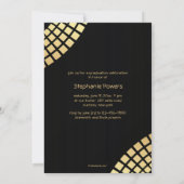Golden Tiles Foto Einladung (Rückseite)