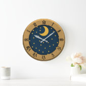Golden Time Starry Sky Große Wanduhr (Zuhause)