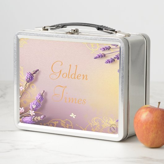 Golden Times Brotbox Schmidt Stationery Metall Brotdose (Beispiel)