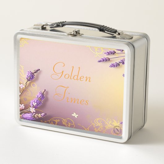 Golden Times Brotbox Schmidt Stationery Metall Brotdose (Vorderseite)