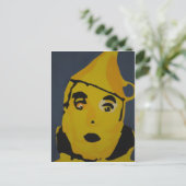 Golden Tin Man Postkarte (Stehend Vorderseite)