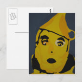 Golden Tin Man Postkarte (Vorne/Hinten)