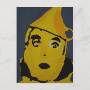 Golden Tin Man Postkarte