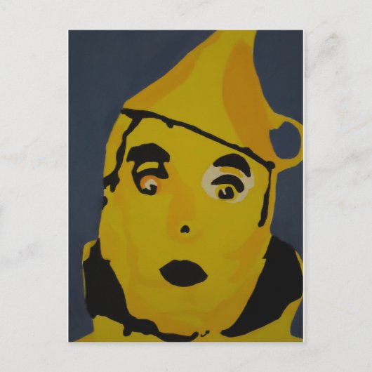 Golden Tin Man Postkarte (Vorderseite)