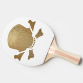 golden tischtennis schläger (Seitenansicht)