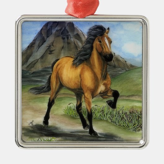 Golden Tolt Silbernes Ornament (Vorne)