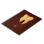 Golden Tooth Zahnarzt Zahnärztliche Assistentin El Notizblock (Linke Seite)