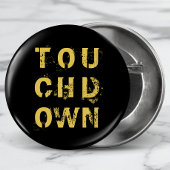 Golden Touchdown Football Typografie Button