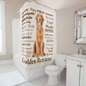 Golden Tracks Duschvorhang (Beispiel)