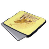 Golden Trader Laptopschutzhülle (Vorne Knopf)