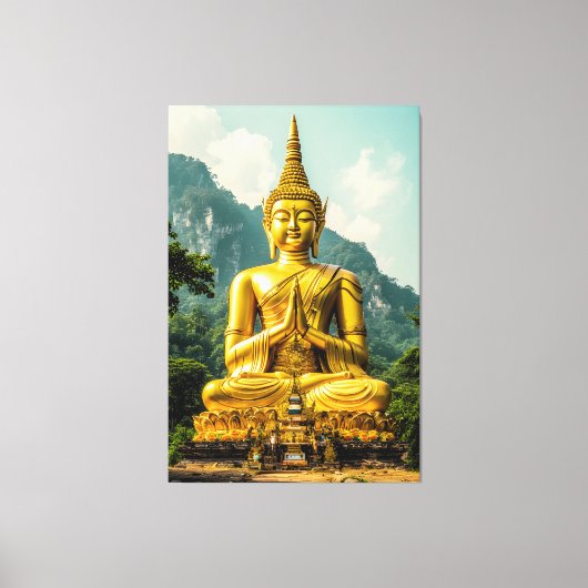 Golden Tranquility Leinwanddruck (Vorderseite)