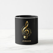 Golden Treble Clef Tasse (Zentrum)