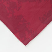 Golden Treble Cleve mit Rose Blume Fleecedecke (Ecke)