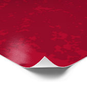 Golden Treble Cleve mit Rose Blume Poster (Ecke)