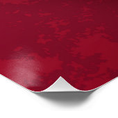 Golden Treble Cleve mit Rose Blume Poster (Ecke)